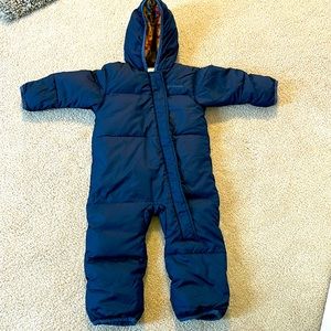 Columbia Bunting, size 18/24 months in navy